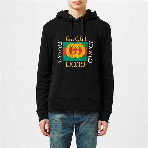 fake gucci hoodie men|gucci distressed hoodie.